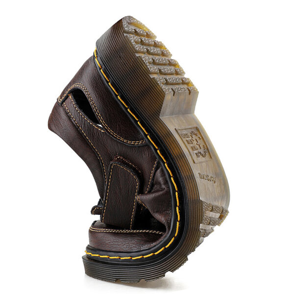Leather Breathable Sandals Outdoor Leisure Mountaineering Shoes - Image 5