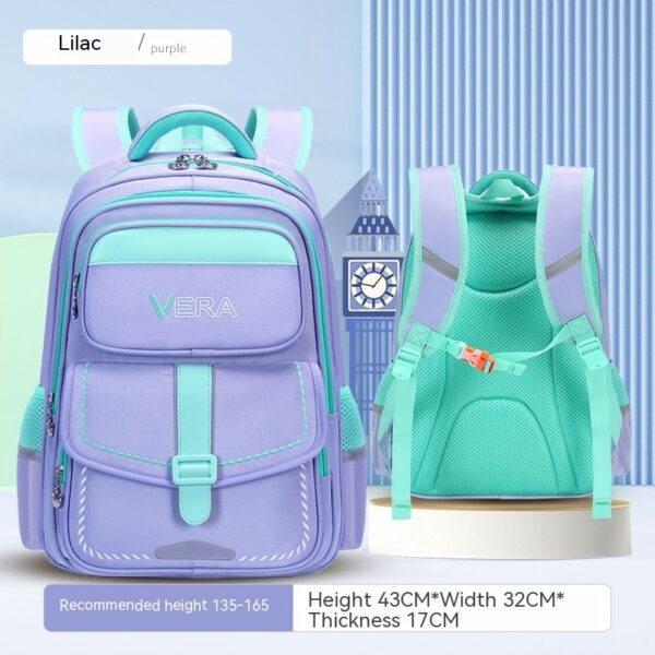Backpack Spine Protection Waterproof Large Capacity - Image 4