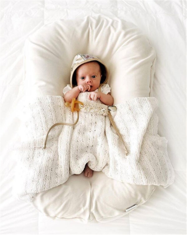 Baby Nest Bed Crib Newborn Baby Nest Cot Cribs Infant Portable Cotton Crib Travel Cradle Cushion - Image 10