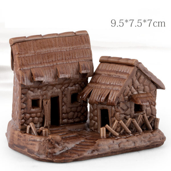 Porcelain Houses Ancient Aquarium Aquarium Landscape Decoration - Image 3