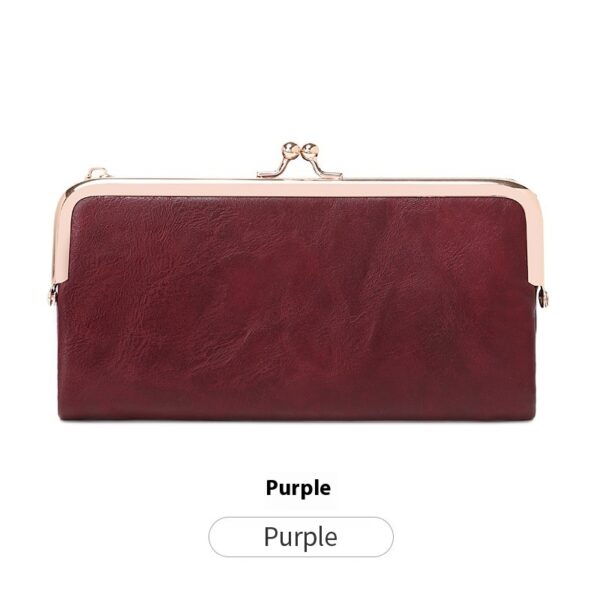 Retro Clip Multifunctional All-match Folding Coin Purse - Image 3