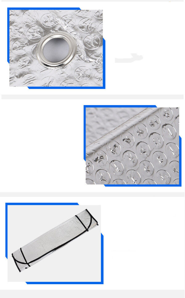 Luckybobi Automobile Sunshade Cover Car Windshield Snow Sun Shade Waterproof Protector Cover Car Front Windscreen Cover - Image 4