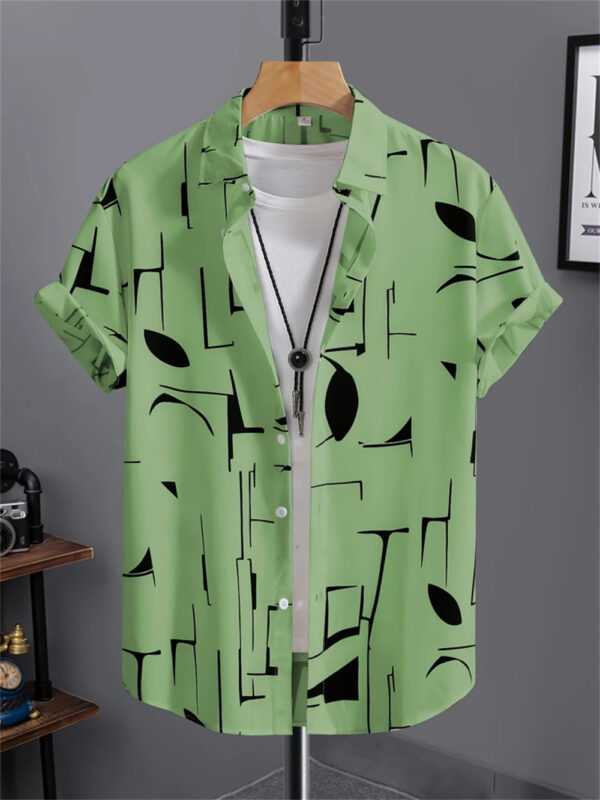 Men's 3D Printed All-matching Retro Fashion Shirt - Image 10
