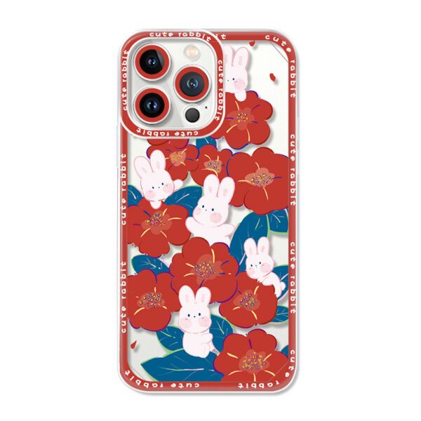 Flowers Rabbit Phone Case Protection Anti-fall - Image 6