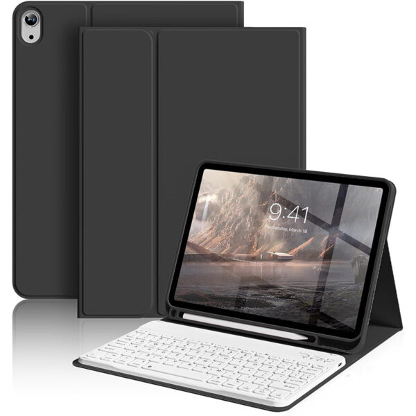 Suitable For Keyboard Protective Case Lightweight Built-in Left Pen Holder Bluetooth Keyboard Leather Sheath - Image 7