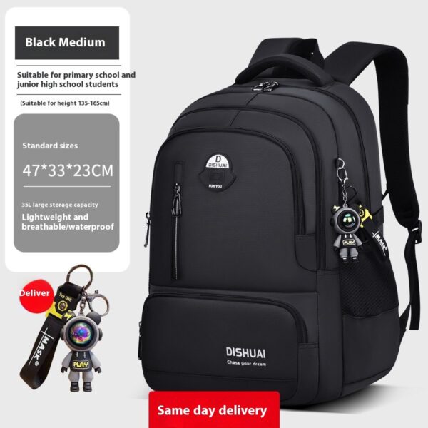 Backpack For Boys Large Capacity Lightweight - Image 2