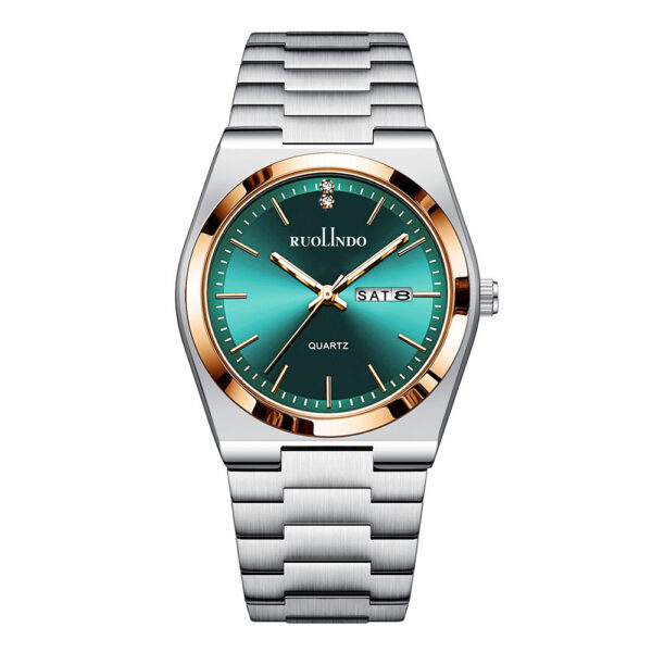 Double Calendar Advanced Stainless Steel Luminous Men's Watch - Image 8
