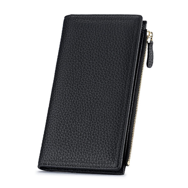 Women's Cowhide Anti-magnetic Anti-theft Long Wallet - Image 7
