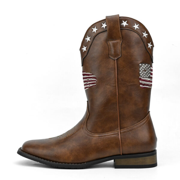 Five-pointed Star Suit Men's Western Cowboy Boot - Image 4