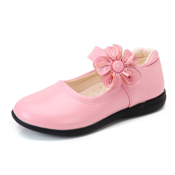 Fashion Big Kids Soft-soled Princess Shoes Black Student Show - Image 4