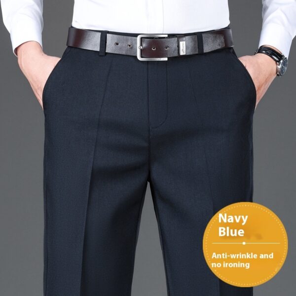 Men's Casual Pants Loose Straight Business Trousers - Image 8