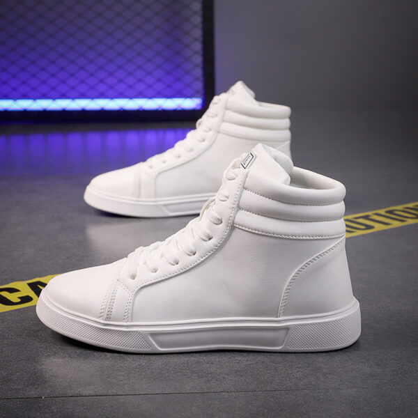 Plus Size Men's Leather Boots Fashion Casual Ankle Boots - Image 5