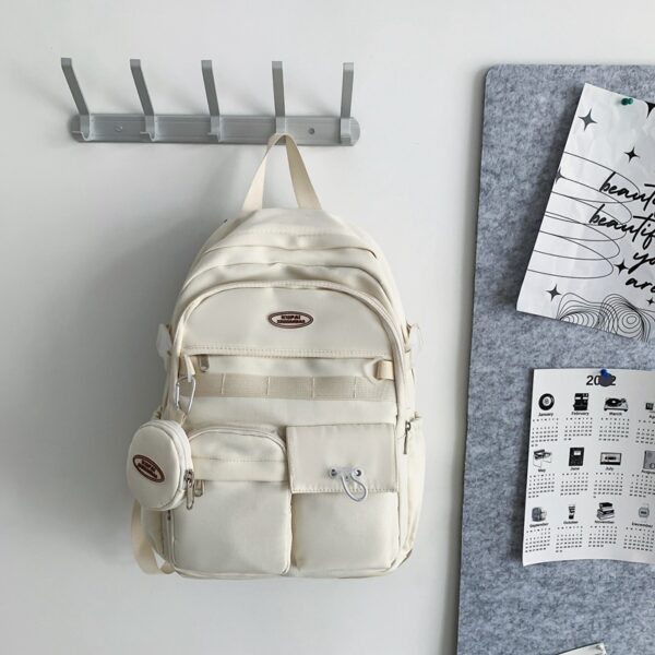 High School And College Student College Style Computer Bag Couple Backpack - Image 8