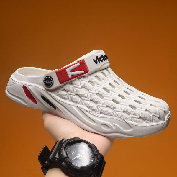Casual Platform Non-slip Wear-resistant Beach Drooping Summer Outdoor Slippers - Image 4