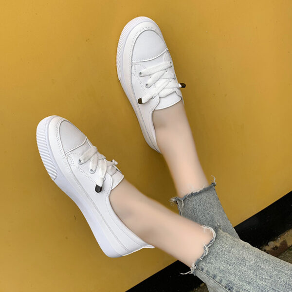 Women's White Shoes Personalized Stylish And Simple Casual - Image 6