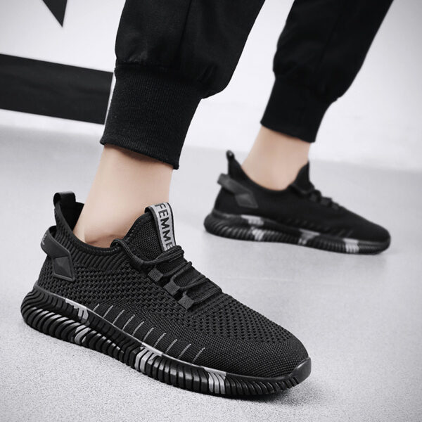 Mesh Sneakers Men Breathable Lightweight Running Shoes - Image 2
