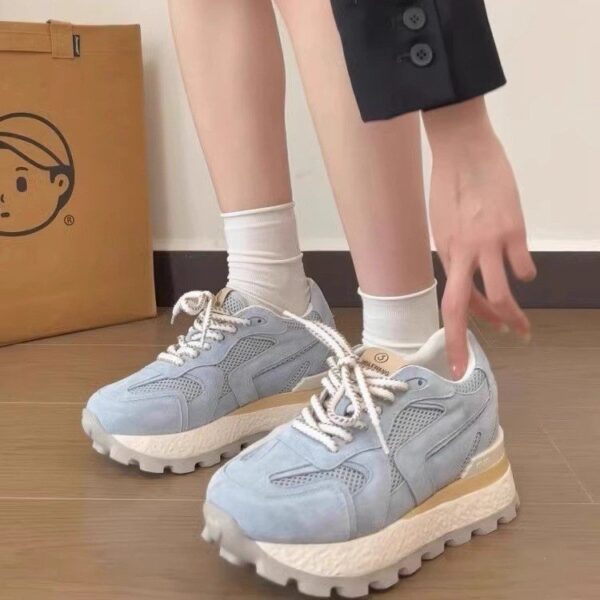 Niche Height Increasing Insole Cortez Platform Shoes - Image 5