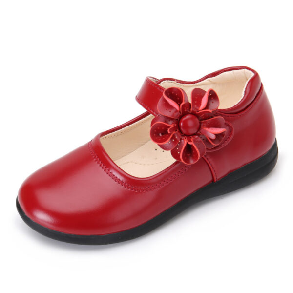 Fashion Big Kids Soft-soled Princess Shoes Black Student Show - Image 5