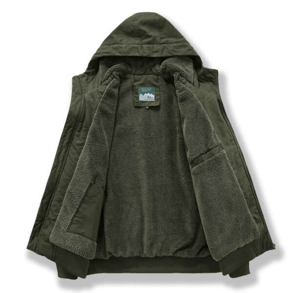 Cashmere Winter Coat For Men Padded Jacket - Image 4