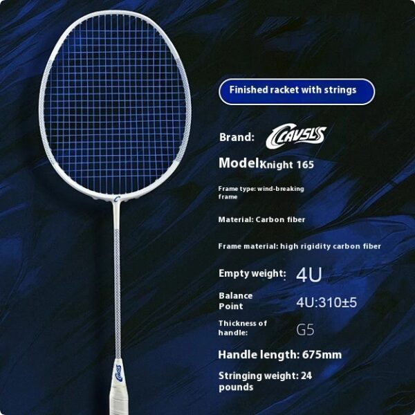 All Carbon Durable Ultra Light Badminton Racket - Image 5