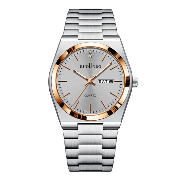 Double Calendar Advanced Stainless Steel Luminous Men's Watch - Image 7