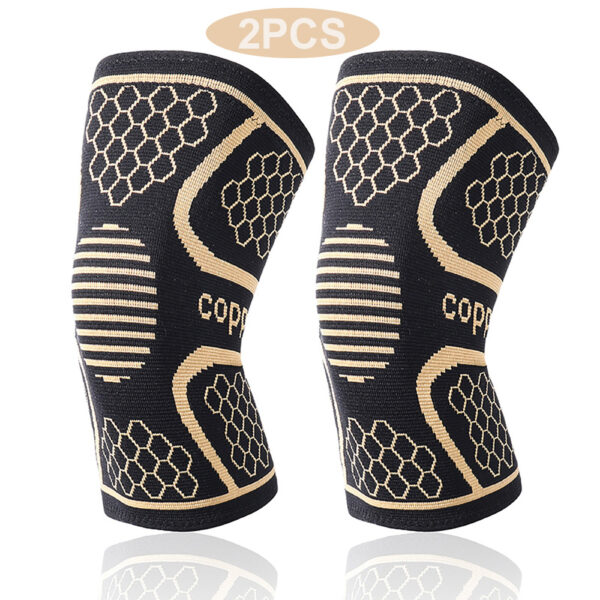Knitted Knee Badminton Running Fitness Copper Fiber Pads - Image 8