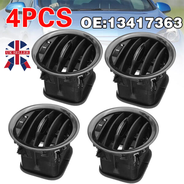 4PCS Interior Air Vent Grille Nozzle 13417363 For Vauxhall Adam Corsa D - Image 8