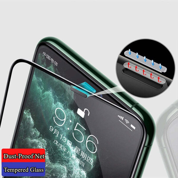 Privacy Tempered Film Dustproof Net Full-cover Screen Protector - Image 5