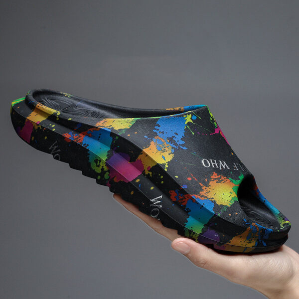 Slippers Men's New Summer Outdoor Sports Casual Casual Shit Feeling Men's Outdoor Soft Bottom Beach Slippers - Image 3