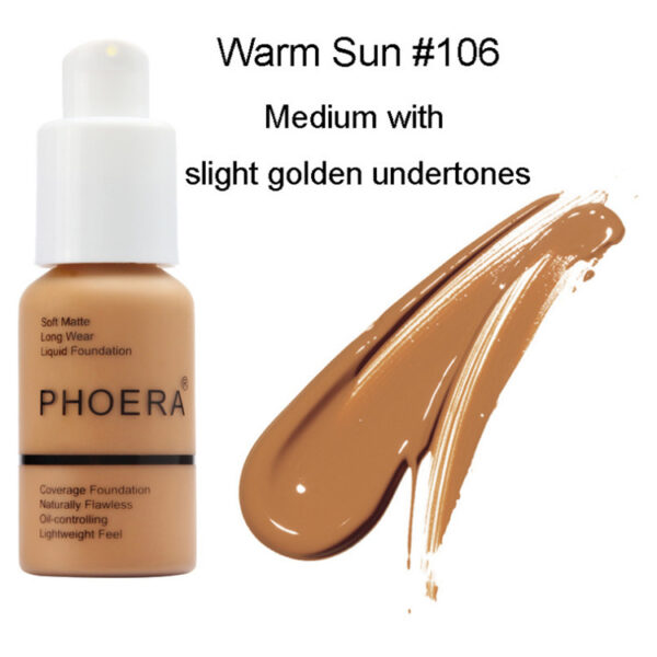 Explosive Press Type Oil Control Natural Color Matte Concealer Foundation Cream - Image 2