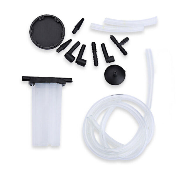 HAND VACUUM  HELD BRAKE BLEEDER TESTER SET BLEED CAR MOTORBIKE BLEEDING KIT - Image 7