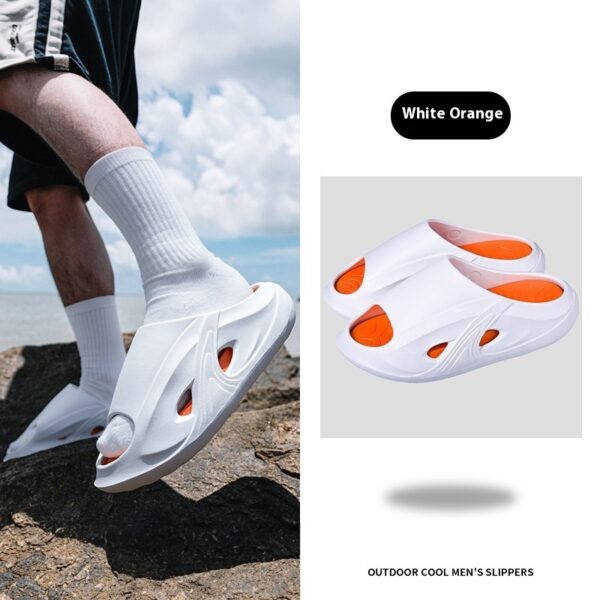 Men's Slippers Home Outdoor Non-slip Deodorant Soft Bottom - Image 2