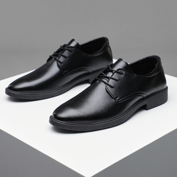 Plus Size Formal Leather Shoes Men's Shoes Pumps - Image 3