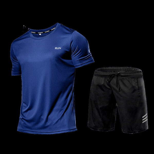 Men Sports Suit Breathable Athletic Wear Sportswear Running - Image 6