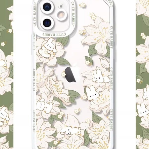 Flowers Rabbit Phone Case Protection Anti-fall - Image 7