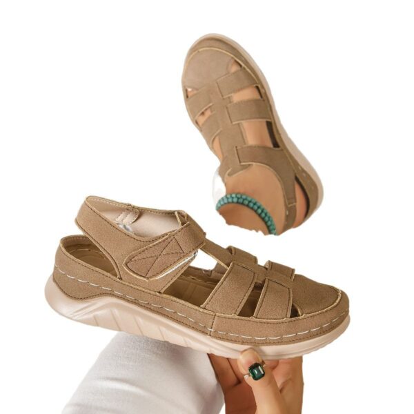 Harajuku Roman Closed Toe Fashion Platform Sandals For Women - Image 6