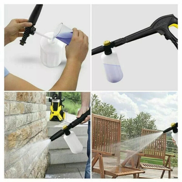 Snow Foam Lance Cannon Gun For Karcher K2-K7 Car Pressure Washer Washing Bottle - Image 3