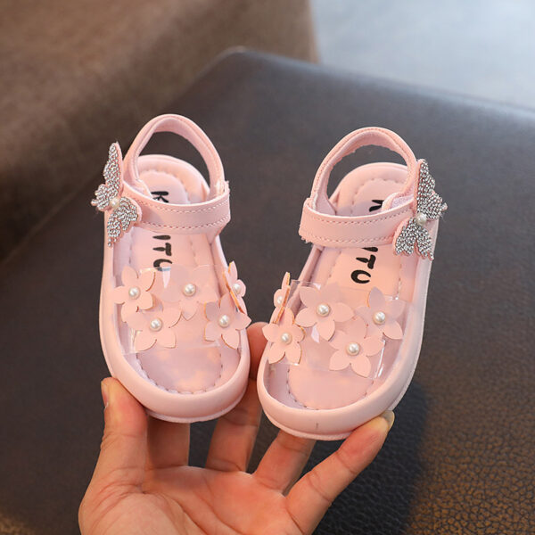 Little Kids' Princess Shoes Non-slip Soft-soled Baby Shoes - Image 5
