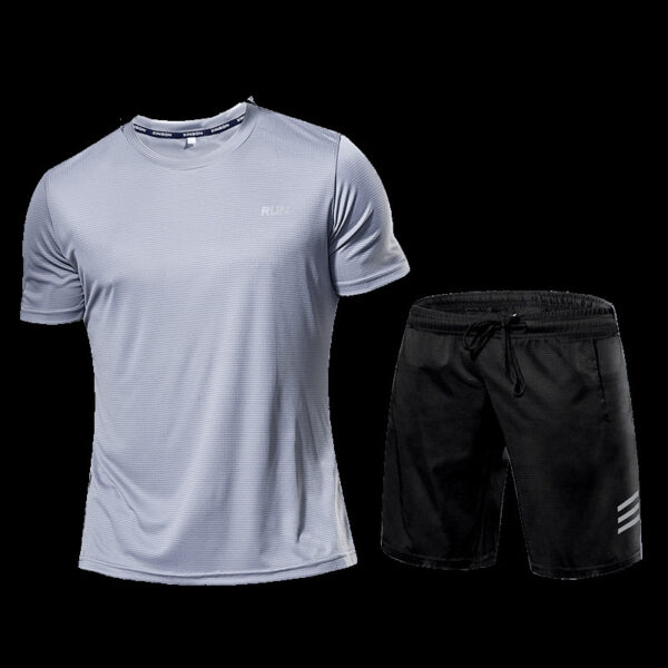Men Sports Suit Breathable Athletic Wear Sportswear Running - Image 4