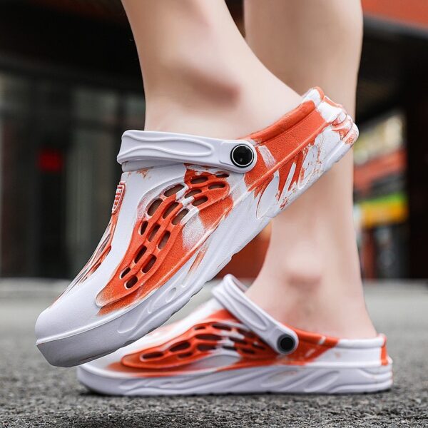 Slippers Men's Summer Hollow Out Shoes Outdoor Sandals - Image 4
