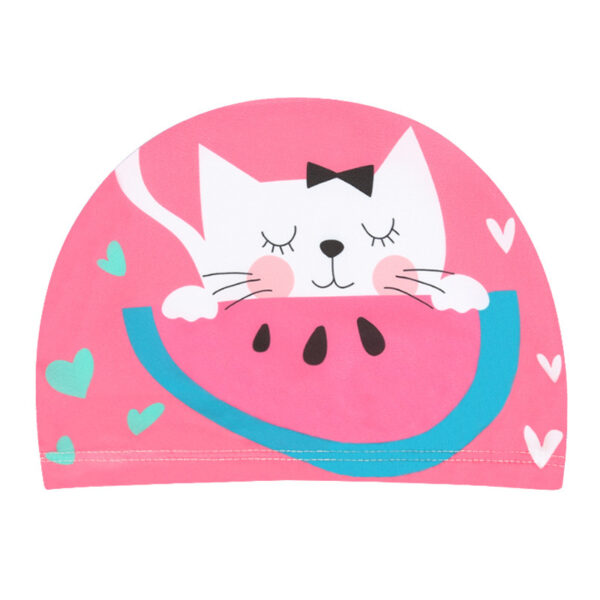 Children's Swimming Hat Printed Cartoon Comfortable Swimming Cloth Hat - Image 8