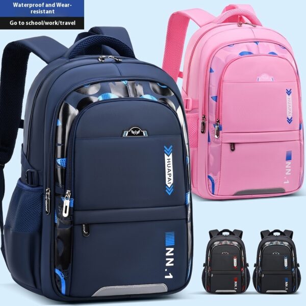 Children's Junior And Middle School Students Large Capacity Backpack - Image 6