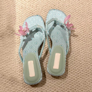 Fashion Personality Flower Flip-flops Female