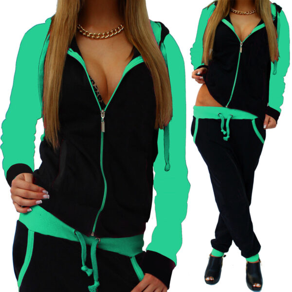Women's Casual Knitted Sportswear Suit Women - Image 5
