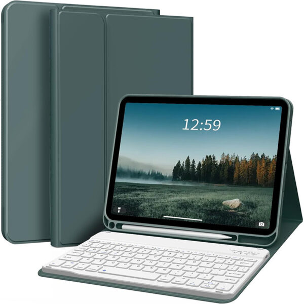 Suitable For Keyboard Protective Case Lightweight Built-in Left Pen Holder Bluetooth Keyboard Leather Sheath - Image 2