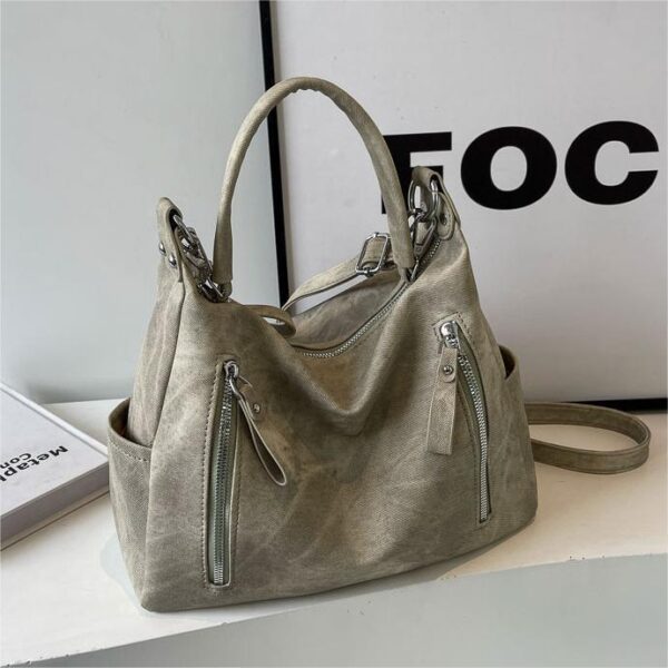 Large Capacity Fashion Women's Simple Casual Shoulder Bag - Image 5