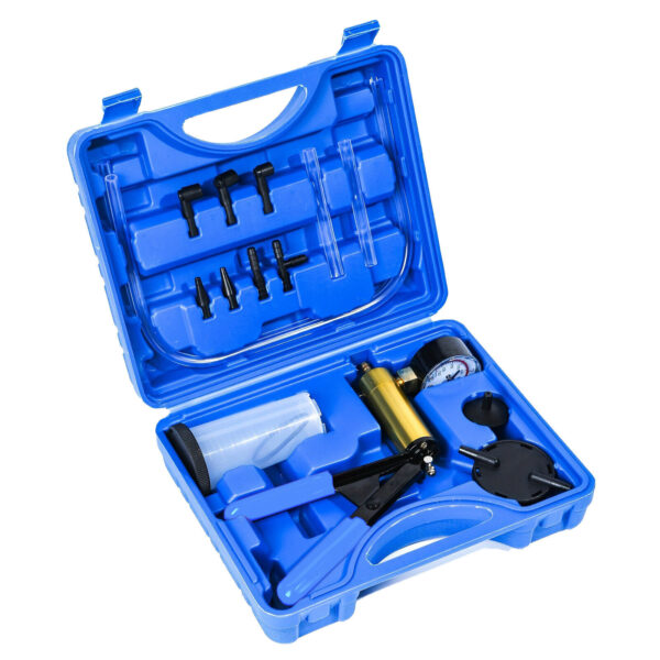 HAND VACUUM  HELD BRAKE BLEEDER TESTER SET BLEED CAR MOTORBIKE BLEEDING KIT - Image 2