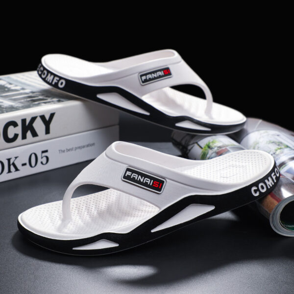 Men's Wear-resistant Casual Outdoor Wear Slippers For Summer Soft Back Thick Back Fashion Flip-flop - Image 10