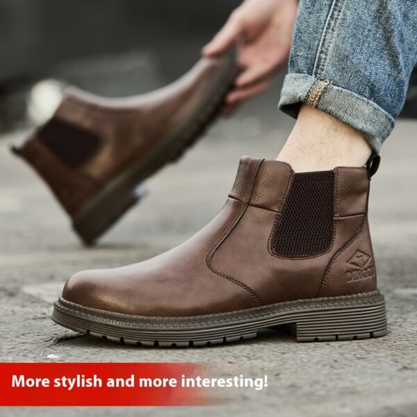 Men's High-top Labor Protection Shoes - Image 4