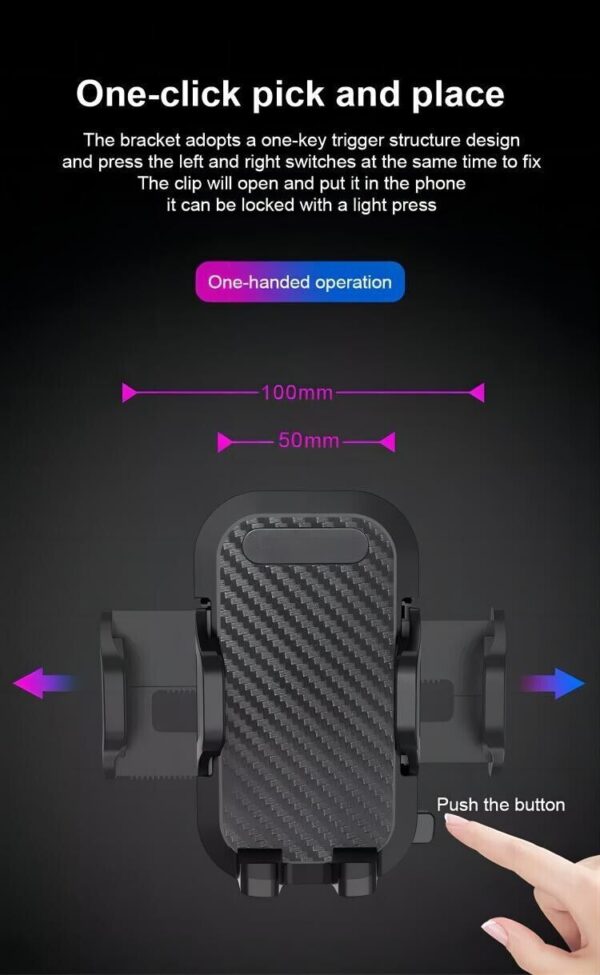 Universal Car Mobile Phone Holder 360Windscreen Dashboard GPS Stand Cradle UK - Image 2